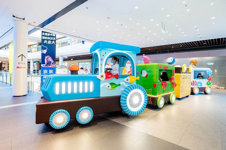 Ali's Little Train IP Chuyến tàu tương tác giữa cha mẹ và con cái được tùy chỉnh